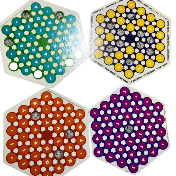 Complete Vintage MILTON BRADLEY INNER CIRCLE SURVIVAL GAME Strategy Board Game - Picture 7 of 10